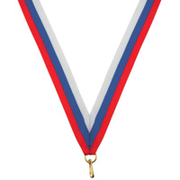 Лента для медалей Триколор (ширина 22 мм)