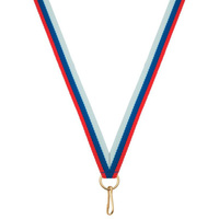 Лента для медалей 1 см Триколор