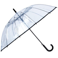 Зонт Эврика полуавтомат прозрачный (99549)