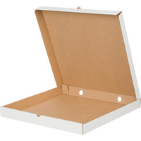 Коробка для пиццы 400х400х40 мм Т-23 белая (50 штук в упаковке)