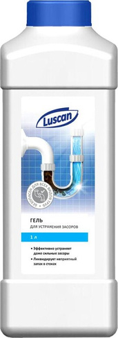Бытовая химия Luscan Средство для прочистки труб гель 1 л