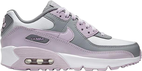Кроссовки Nike Air Max 90 Leather GS 'Iced Lilac', розовый