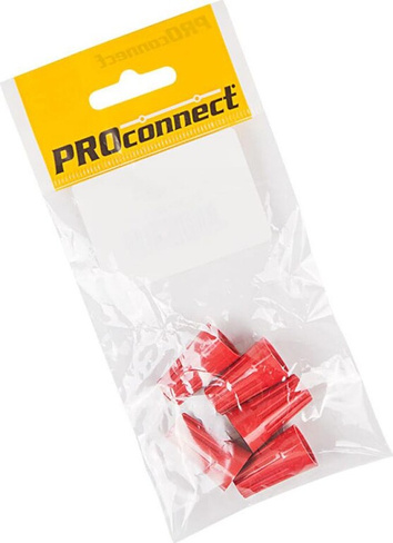 Клемма ProConnect Соединительный изолирующий зажим "СИЗ-5", 4,0-13,5 мм?, красный, 5 шт., цена за 1 упак
