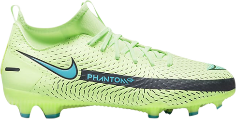 Бутсы Nike Phantom GT Academy DF MG GS 'Lime Glow', зеленый