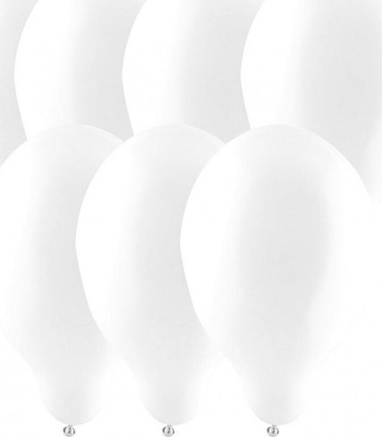Товар для праздника Belbal воздушные шары Шары надувные Пастель Экстра White 30 см