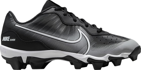 Бутсы Nike Alpha Huarache 4 Keystone GS 'Black Dark Smoke Grey', черный