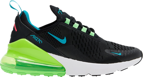 Кроссовки Nike Air Max 270 GS, черно-зеленый