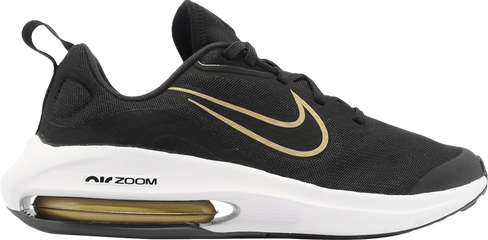 Кроссовки Nike Air Zoom Arcadia 2 GS 'Black Metallic Gold', черный