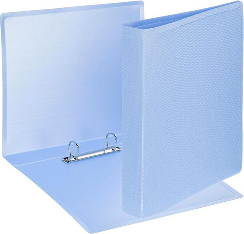 Папка/конверт Attache Папка на 2-х кольцах Breeze А4 40 мм голубой до 250 листов