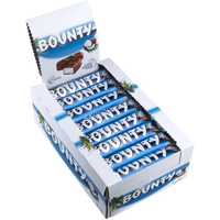 Шоколадный батончик Bounty (32 штуки по 55 г)