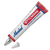 Маркер промышленный Markal Stylmark Original для шероховатых и ржавых поверхностей белый (3 мм)
