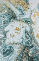 Бумажная продукция Attache Бизнес-тетрадь А5 96 листов серая/голубая в клетку на сшивке