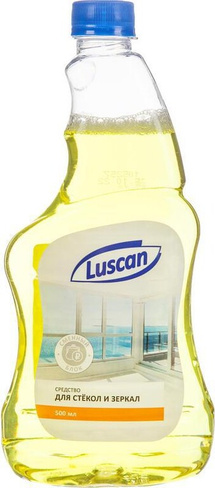 Бытовая химия Luscan Средство для стекол и зеркал 500 мл (запасной флакон)