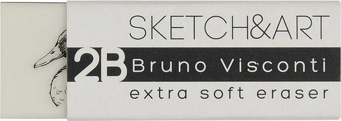 Ластик Bruno Visconti Ластик Sketch&Art каучуковый прямоугольный 58x20х10 мм