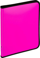 Папка/конверт Attache Папка-конверт на молнии Neon A4 розовая 700 мкм