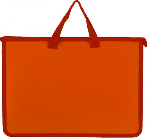Папка/конверт Attache Папка-портфель пластиковая Neon А4+ оранжевая