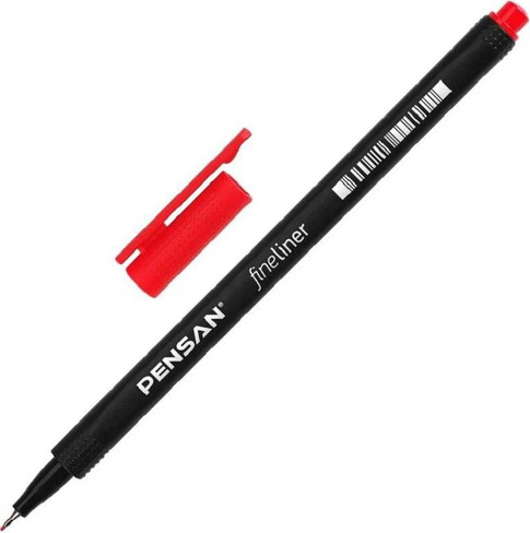 Ручка Pensan Линер Fine красный (толщина линии 0.4 мм)