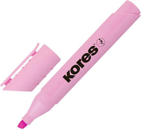 Маркер Kores Текстовыделитель High Liner Plus Pastel розовый