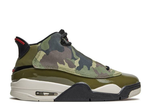 Кроссовки Air Jordan JORDAN DUB ZERO GS 'OLIVE CAMO', оливковый