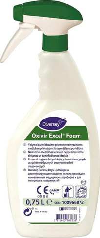 Антисептик Diversey Средство для дезинфекции поверхностей и оборудования Oxivir Excel Foam 750 мл