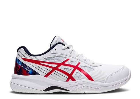 Кроссовки ASICS GEL GAME 8 LE GS 'WHITE CLASSIC RED', белый