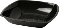 Одноразовая посуда АВМ-Пластик Миска одноразовая пластиковая 500 мл черная (12 штук в упаковке)