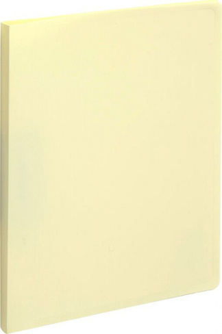 Папка/конверт Attache Папка с зажимом Акварель А4, плотн 350мкм, желтая