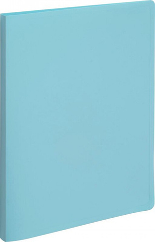 Папка/конверт Attache Папка с зажимом Акварель А4, плотн 350мкм, голубая