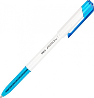 Ручка Deli Ручка шариковая, диаметр шарика 0,7 мм, белый корпус, цвет чернил: синий