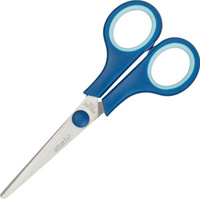 Ножницы бытовые Attache Ножницы 140 мм с пласт. прорезин. ручками, цвет синий