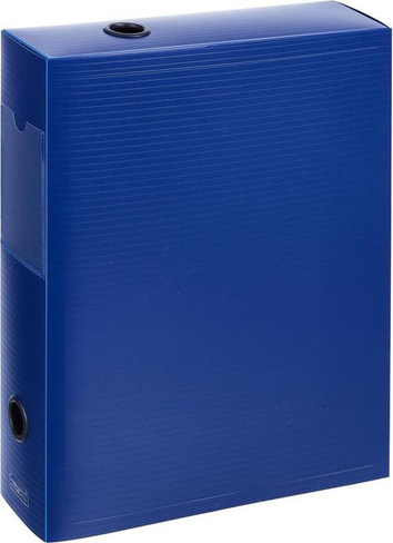 Папка/конверт Attache Короб архивный пластик синий 245x70x330 мм
