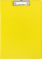 Папка/конверт Attache Папка-планшет с зажимом и крышкой Bright colours A4 желтый