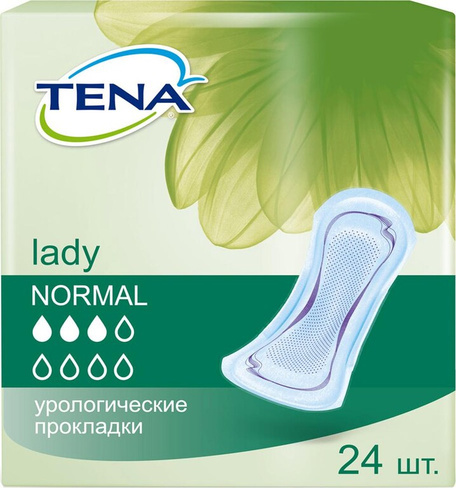 Средство по уходу за больными TENA Lady Normal прокладки урологические, 24 шт