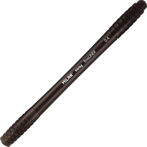 Ручка MiLAN Линер SWAY черный 0,4мм 610041680