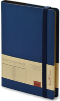 Блокнот Bruno Visconti Ежедневник недатированный Oxford искусственная кожа A5 136 листов синий