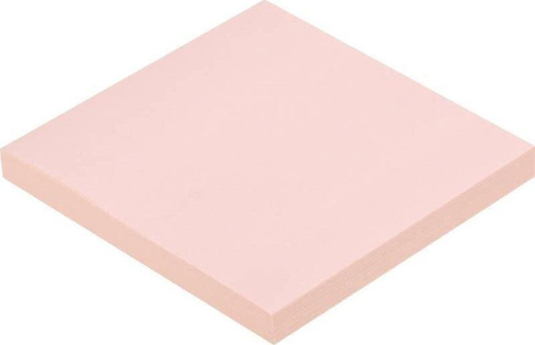 Блокнот Attache Стикеры Z-сложения 76х76 мм пастельные розовые для диспенсера
