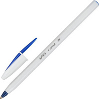 Ручка BIC Ручка шариковая "Cristal UP", СИНЯЯ, корпус белый, узел 1,2 мм, линия письма 0,35 мм, 949879