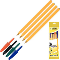 Ручка BIC Набор ручек шариковых "Orange Fine", 0,36 мм, 4 цвета