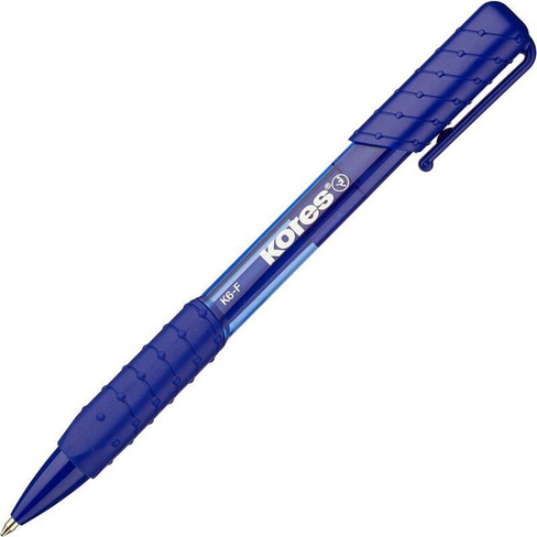 Ручка Kores Ручка шариковая автоматическая K6 синяя (толщина линии 0.5 мм)