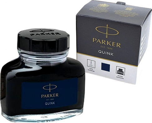 Ручка Parker Флакон с чернилами Quink Ink Z13 черный/синие чернила 57мл для ручек перьевых
