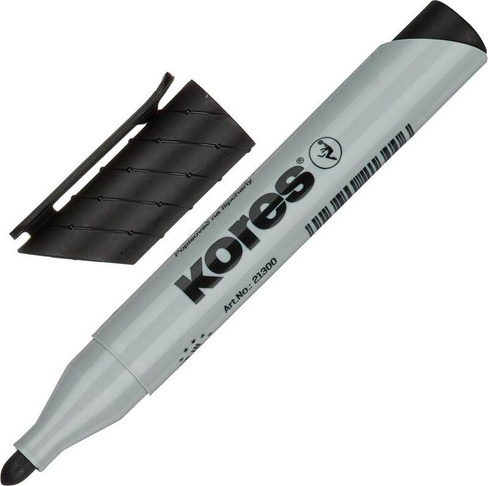 Маркер Kores Маркер для бумаги для флипчартов XF1 черный (толщина линии 3 мм)