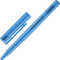 Маркер Attache Текстовыделитель синий (толщина линии 1-3 мм)