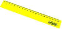 Чертежная принадлежность №1 School Линейка 20 см пластиковая желтая