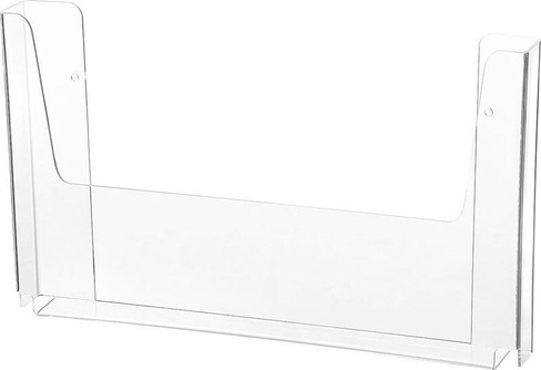 Стеллаж, подставка для печатной продукции Attache Карман настенный из акрила A4 (190х300 мм)
