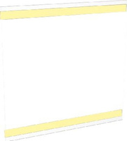 Стеллаж, подставка для печатной продукции Attache Карман настенный А4 из полиэтилена на скотче 4680546058299