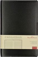 Блокнот Bruno Visconti Ежедневник недатированный "Metropol", А5, 136 листов, черный