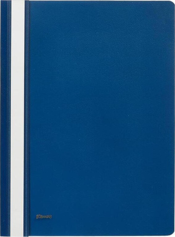 Папка/конверт Комус Скоросшиватель пластиковый А4 до 100 листов синий