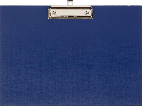 Папка/конверт Attache Папка-планшет с зажимом A4 синяя горизонтальная