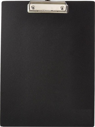 Папка/конверт Attache Папка-планшет A4 пластиковая черная без крышки 4680546029190