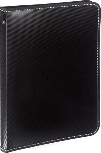 Папка/конверт Attache Папка-конверт на молнии А4 пластиковая черная 0.5 мм
